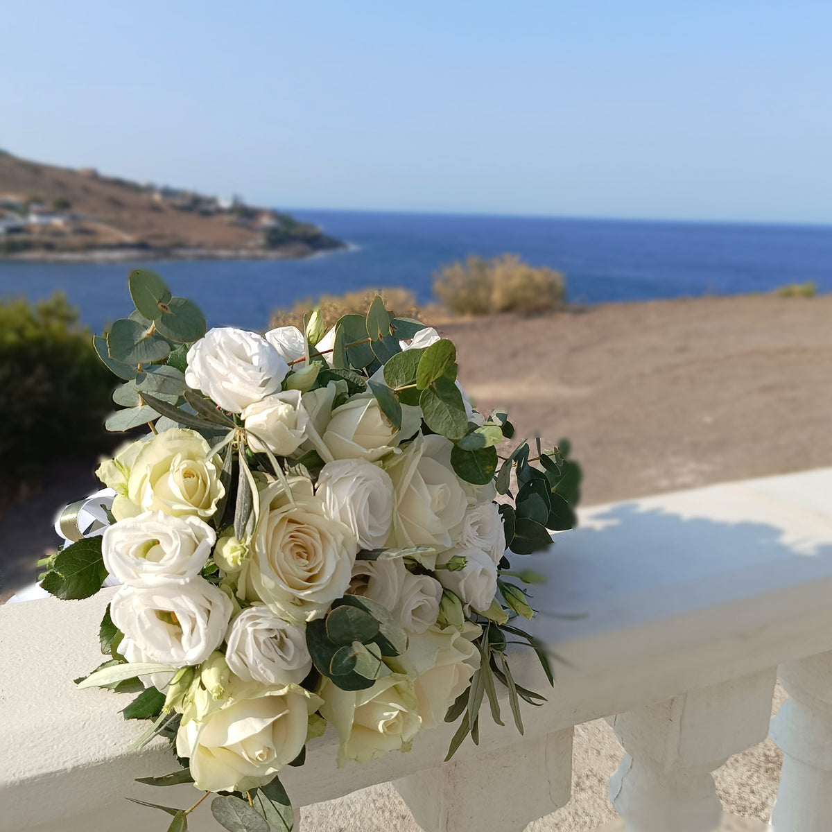 🌿 Γάμος στον Προφήτη Ηλία Κερατέας & δεξίωση στο Κτήμα Αρσινόη